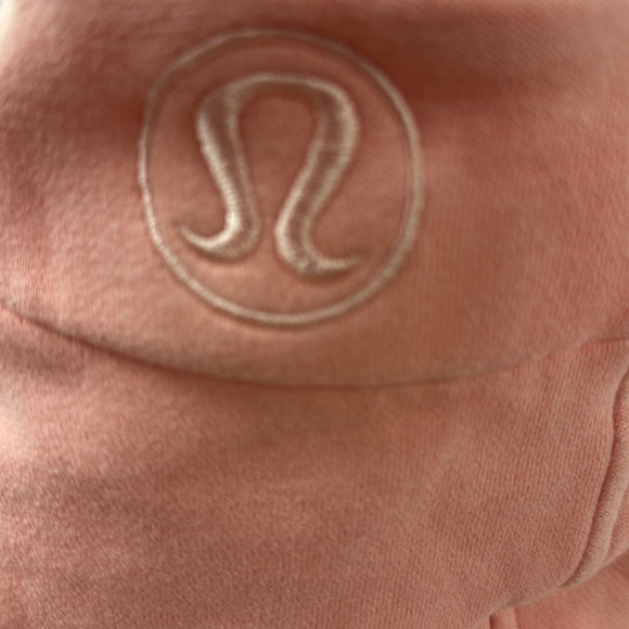 Lululemon size 6 light peach hooded full zip jacket. Like new - Picture 3 of 4